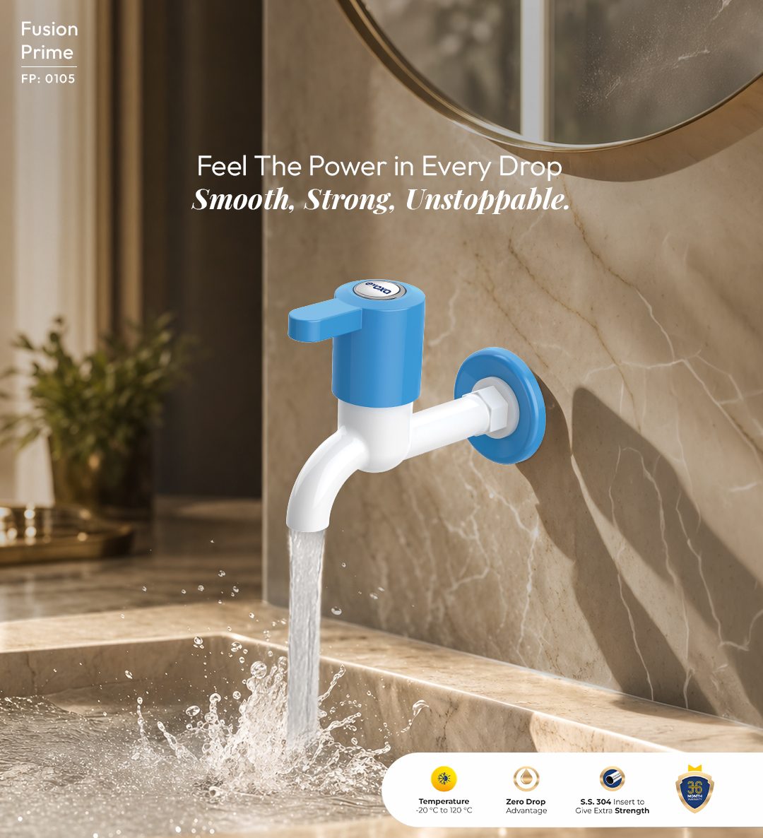FP – Long Body Bib Cock with Foam Flow Gallery Image-3
