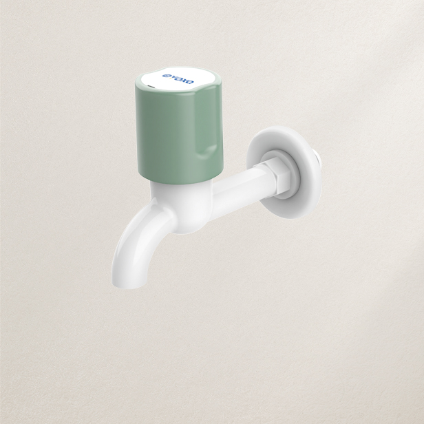 AS - LONG BODY BIB COCK WITH FOAM FLANGE