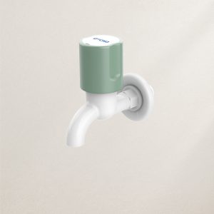 AS - SHORT BODY BIB COCK WITH FOAM FLANGE
