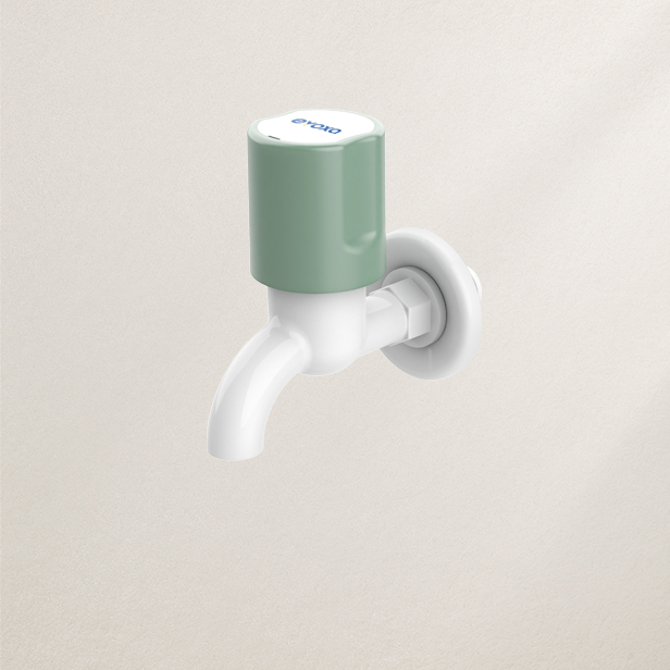 AS - SHORT BODY BIB COCK WITH FOAM FLANGE