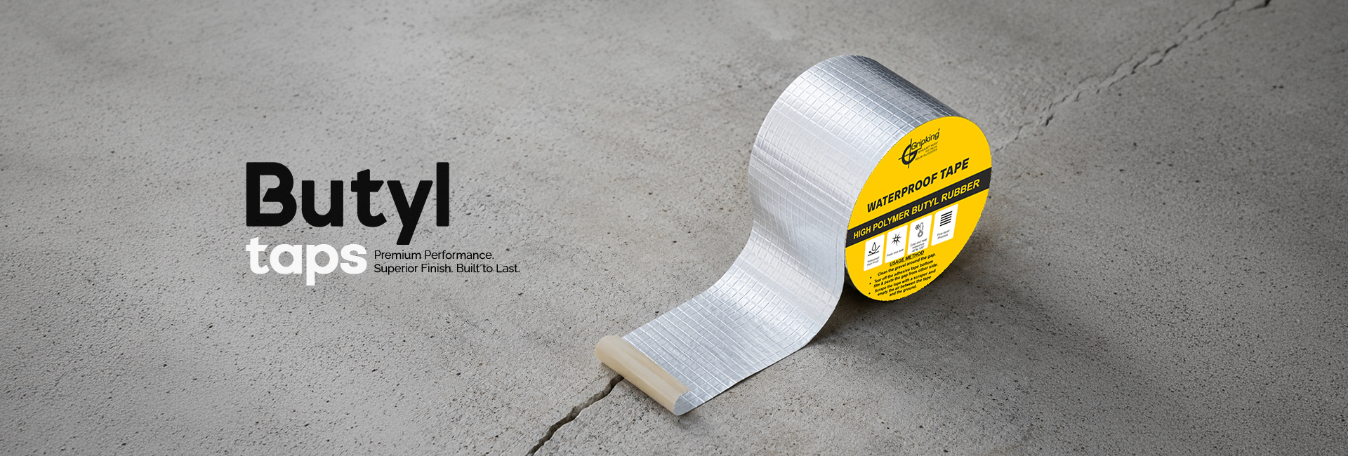 BUTYL RUBBER TAPE BANNER